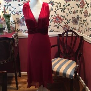 M.S.S.P. Silk Red Dress
